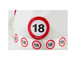 Hoed 18 Jaar Verkeersbord 9 Hoed 18 Jaar Verkeersbord -Feestartikelen Winkel hoed 18 jaar verkeersbord 3