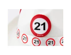Hoed 21 Jaar Verkeersbord -Feestartikelen Winkel hoed 21 jaar verkeersbord 3