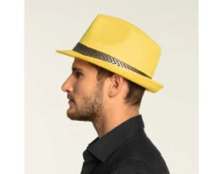 Hoed Geel -Feestartikelen Winkel hoed geel 3