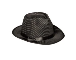 Hoed Zwart Wit Gestreept -Feestartikelen Winkel hoed zwart wit gestreept 2