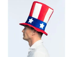 Hoge Hoed Amerikaanse Vlag -Feestartikelen Winkel hoge hoed amerikaanse vlag 2