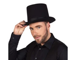 Hoge Hoed Zwart -Feestartikelen Winkel hoge hoed zwart 2