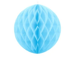 Honeycomb Bal Lichtblauw 30cm