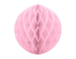 Honeycomb Bal Lichtroze 30cm