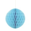 Honeycomb Bol Lichtblauw 20cm -Feestartikelen Winkel honeycomb bol lichtblauw 20cm