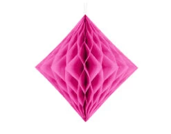 Honeycomb Diamant Fuchsia Vierkant 30cm