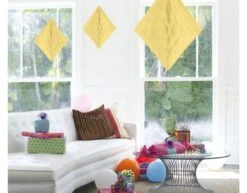 Honeycomb Diamant Ivoorkleur 30cm -Feestartikelen Winkel honeycomb diamant ivoorkleur 30cm 1