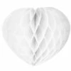 Honeycomb Wit Hart 30cm -Feestartikelen Winkel honeycomb wit hart 30cm