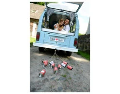 Huwelijksblikken Retro 14cm 5st -Feestartikelen Winkel huwelijksblikken retro 14cm 5st 2