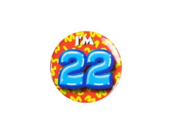 I'm 22 Button 22 Jaar 5,5cm