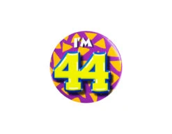 I'm 44 Button 44 Jaar 5,5cm