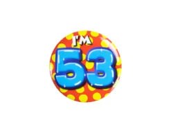 I'm 53 Button 53 Jaar 5,5cm