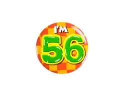 I'm 56 Button 56 Jaar 5,5cm
