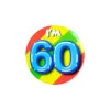 I'm 60 Button 60 Jaar 5,5cm -Feestartikelen Winkel im 60 button 60 jaar 55cm