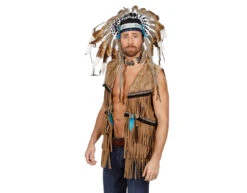 Indianen Vest Hippie -Feestartikelen Winkel indianen vest hippie 3