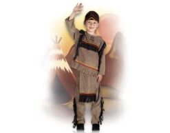 Indianenpak Kind Bruin -Feestartikelen Winkel indianenpak kind bruin 2