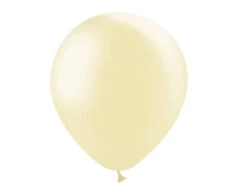 Ivoorkleur Ballonnen Metallic 30cm 10st