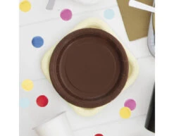 Ivoorkleur Borden Vierkant 17,5cm 16st -Feestartikelen Winkel ivoorkleur borden vierkant 175cm 16st 1