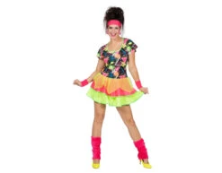Jaren 80 Jurkje Neon