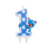 Kaars 1st Birhtday Jongen 9,7cm -Feestartikelen Winkel kaars 1st birhtday jongen 97cm