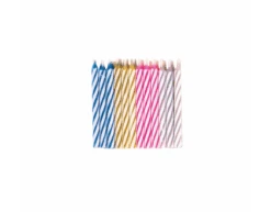 Kaarsen Gestreept 5,5cm 24st