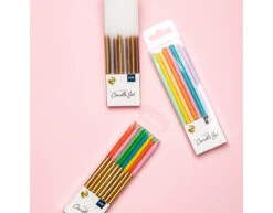 Kaarsjes Metallic Dip 10cm -Feestartikelen Winkel kaarsjes metallic dip 10cm 3