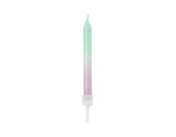 Kaarsjes Ombre 6cm 20st -Feestartikelen Winkel kaarsjes ombre 6cm 20st 1