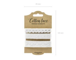 Kanten Lint 1,5m 3st -Feestartikelen Winkel kanten lint 15m 3st 7