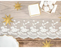 Kanten Tafelloper 9m -Feestartikelen Winkel kanten tafelloper 9m 5