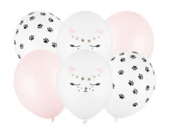 Katten Ballonnen 30cm 6st
