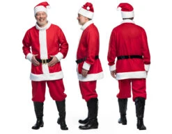 Kerstman Pak Luxe -Feestartikelen Winkel kerstman pak luxe 2