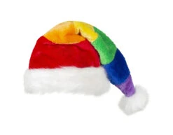 Kerstmuts Regenboog -Feestartikelen Winkel kerstmuts regenboog 2
