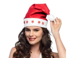 Kerstmuts Sterren Met Verlichting