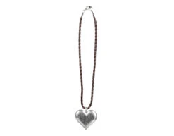 Ketting Hart Zilver -Feestartikelen Winkel ketting hart zilver 2