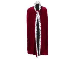 Koningsmantel Bordeaux 1,4m -Feestartikelen Winkel koningsmantel bordeaux 14m 1