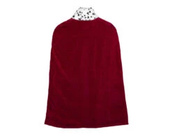 Koningsmantel Kind Bordeaux Rood 90cm -Feestartikelen Winkel koningsmantel kind bordeaux rood 90cm 3