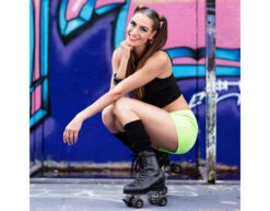 Korte Broek Pailletten Neongroen M -Feestartikelen Winkel korte broek pailletten neongroen m 2