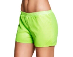 Korte Broek Pailletten Neongroen M