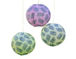 Lampion Bladeren 25cm 3st