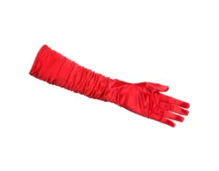 Lange Handschoenen Rood -Feestartikelen Winkel lange handschoenen rood 3