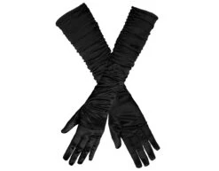 Lange Handschoenen Zwart -Feestartikelen Winkel lange handschoenen zwart 1