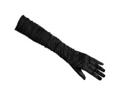 Lange Handschoenen Zwart -Feestartikelen Winkel lange handschoenen zwart 2