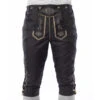 Lederhose Lang Zwart En Bretels -Feestartikelen Winkel lederhose lang zwart en bretels