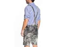 Lederhose Leer Kort Schaduw Zwart En Bretels -Feestartikelen Winkel lederhose leer kort schaduw zwart en bretels 3