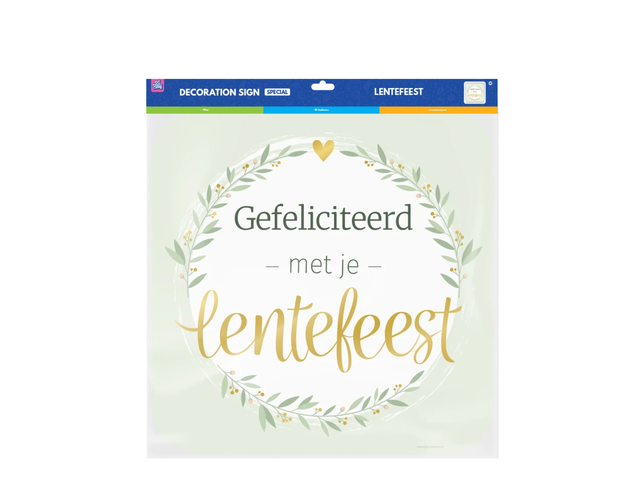 Lentefeest Deurbord 50cm 4 Lentefeest Deurbord 50cm - Afbeelding 2