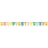 Letter Slinger Happy Birthday Ster 1,6m -Feestartikelen Winkel letter slinger happy birthday ster 16m