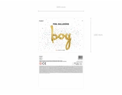 Letterballon Set Boy Rose Goud Leeg 74cm -Feestartikelen Winkel letterballon set boy rose goud leeg 74cm 4