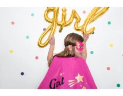 Letterballon Set Girl Goud Leeg 77cm -Feestartikelen Winkel letterballon set girl goud leeg 77cm 5