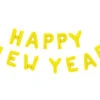 Letterslinger Happy New Year Goud