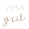 Letterslinger It'S A Girl 50cm -Feestartikelen Winkel letterslinger its a girl 50cm